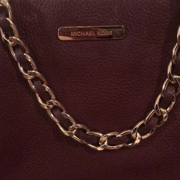 Michael Kors Maroon Purse - Picture 5 of 6